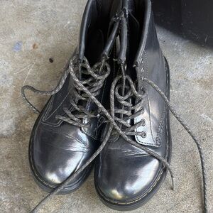 Kids doc martens Black Leather Boots